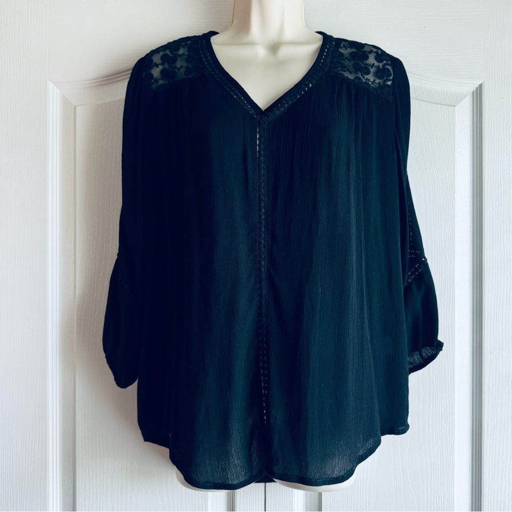 Stitchfix JohnPaulRichard Peasant Lace Top - Picture 2 of 7
